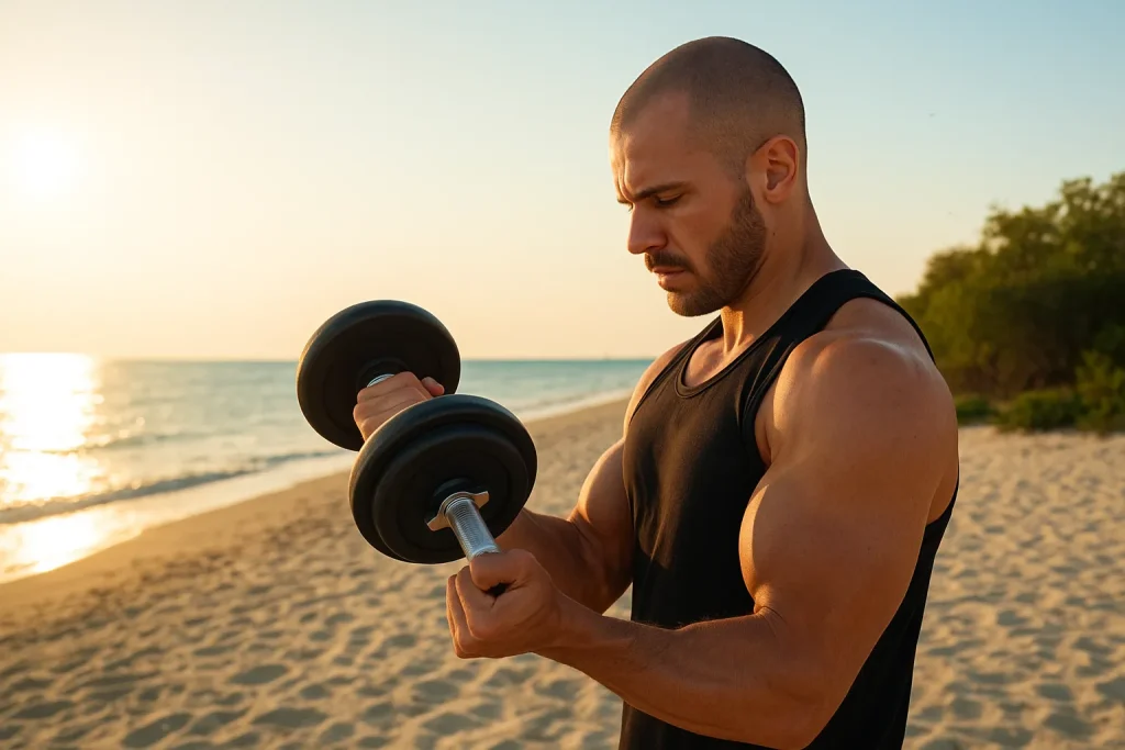 بدنسازی در سفر به کیش